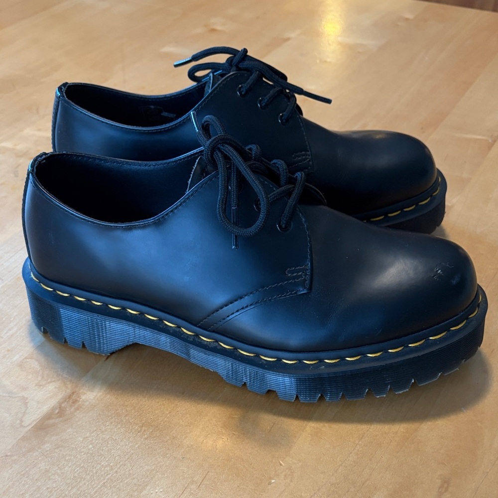 Dr. Martens Black Smooth Leather 1461 BEX